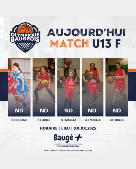 Olympique Baugeois Basket • visuel 3