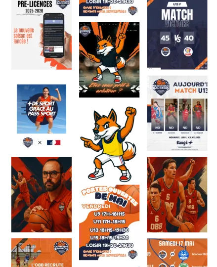 Olympique Baugeois Basket • visuel 5